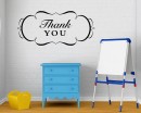Thank You Quotes Wall Decal Motivational Vinyl Art Stickers